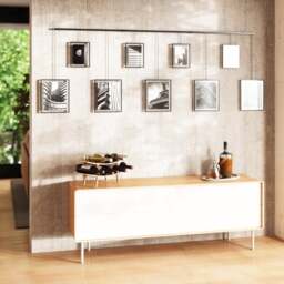 Umbra Exhibit Wall Picture Frames - Set of 9 - Black - thumbnail 5