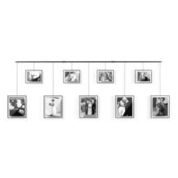 Umbra Exhibit Wall Picture Frames - Set of 9 - Black - thumbnail 3