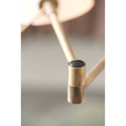 Halo Design Copenhagen 5 Light Chandelier - O50 cm - Antique Brass Colour: Antique Brass - thumbnail 4