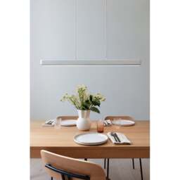 Umage Hazel Branch Pendant Lamp - 100cm - White / Brushed Steel Colour: White / Brushed Steel, Size: Width 100cm - thumbnail 3
