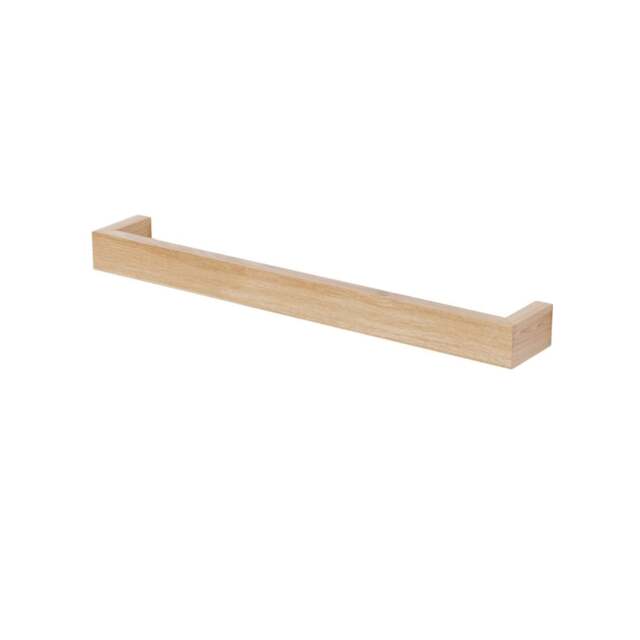 Wireworks Slimline Single Towel Rail - 60cm - Oak - image 1