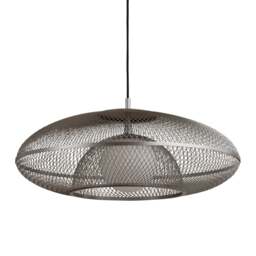 Umage Faraday Pendant Light Shade - Steel - Large - With White Cord Set Colour: Steel, Size: Large, Cord Set Option: With White Cord Set - thumbnail 2