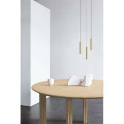 Umage Chimes Cluster 3 Wooden Pendant Lamp - Oak Colour: Oak - thumbnail 5