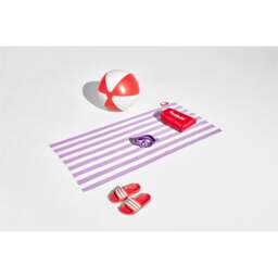 Fatboy Beach Baggy Beach Towel with Pillow - Lilac - thumbnail 2