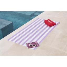 Fatboy Beach Baggy Beach Towel with Pillow - Lilac - thumbnail 3