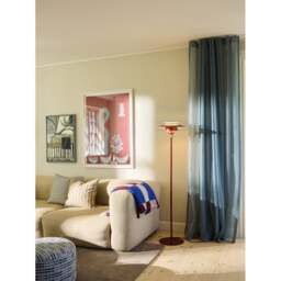 Halo Design Sorup Floor Lamp Colour: Glossy Merlot / Brass - thumbnail 3