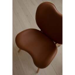Umage A Conversation Piece Armchair - Low - Oak - Hope Leather Cognac Wood: Oak, Colour: Cognac - thumbnail 3