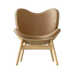 Umage A Conversation Piece Armchair - Low - Oak - Sugar Brown Colour: Sugar Brown - thumbnail 2