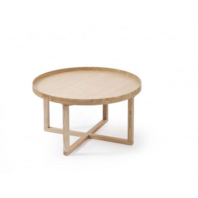 Wireworks 66D Round Coffee Table - Oak - image 1