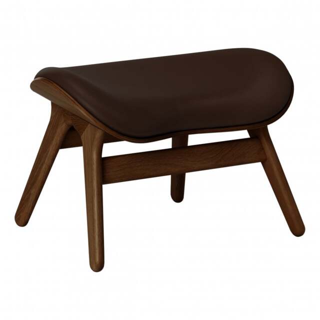 Umage A Conversation Piece Ottoman - Dark Oak - Hope Leather Brown Wood: Dark Oak, Colour: Brown - image 1