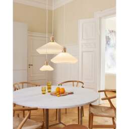 Halo Design Paris Pendant Light - O 56cm Size: O 56cm, Colour: Clean White - thumbnail 3