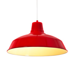 Innermost Foundry Industrial Pendant Light - Red - thumbnail 1