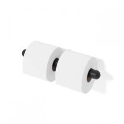 Wireworks Yoku Double Toilet Roll Holder - Dark Oak - thumbnail 4