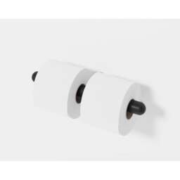 Wireworks Yoku Double Toilet Roll Holder - Dark Oak - thumbnail 3