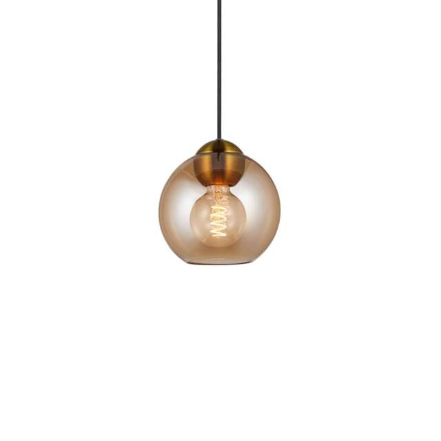 Halo Design Bubbles Pendant Light - O 18cm - Amber Size: O 18cm, Colour: Amber - image 1