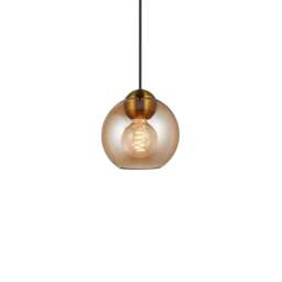 Halo Design Bubbles Pendant Light - O 18cm - Amber Size:  18cm, Colour: Amber