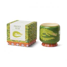 Paddywax A Dopo 8oz/226g Crocodile Ceramic Candle - Prickly Pear - thumbnail 1
