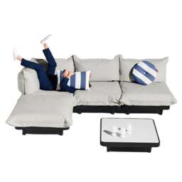 Fatboy Paletti Outdoor Set & Light Grey Table - Large Colour: Mist - thumbnail 4