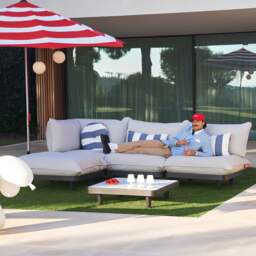 Fatboy Paletti Outdoor Set & Light Grey Table - Large Colour: Mist - thumbnail 2