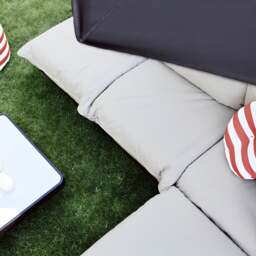 Fatboy Paletti Outdoor Set & Light Grey Table - Large Colour: Mist - thumbnail 3