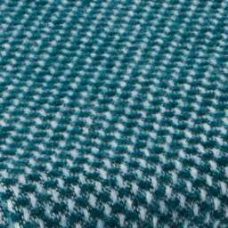 Tweedmill Textiles Twill Throw - Emerald Green & Silver Grey - thumbnail 2