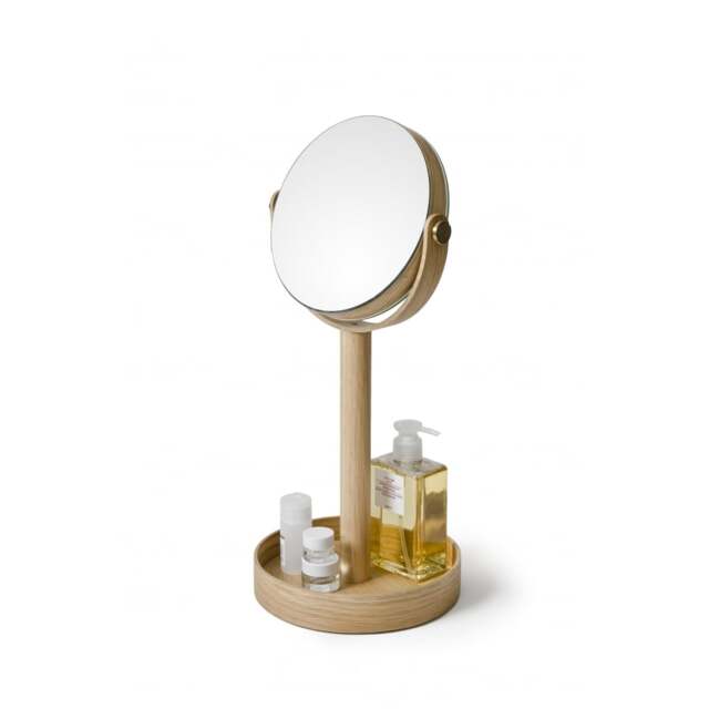 Wireworks Close-up Magnify Mirror - Oak - image 1