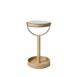 Wireworks Close-up Magnify Mirror - Oak - thumbnail 2