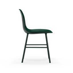 Normann Copenhagen Form Chair - Green - Green Legs Shell Colour: Green, Leg Colour: Matching Shell Colour - thumbnail 3