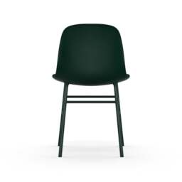 Normann Copenhagen Form Chair - Green - Green Legs Shell Colour: Green, Leg Colour: Matching Shell Colour - thumbnail 4