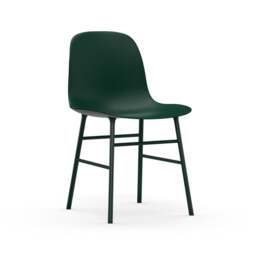Normann Copenhagen Form Chair - Green - Green Legs Shell Colour: Green, Leg Colour: Matching Shell Colour