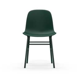 Normann Copenhagen Form Chair - Green - Green Legs Shell Colour: Green, Leg Colour: Matching Shell Colour - thumbnail 2