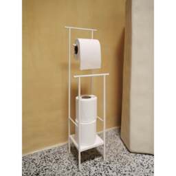 Ferm Living Dora Toilet Paper Stand - White - thumbnail 3