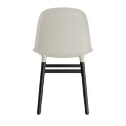 Normann Copenhagen Form Chair - Light Grey - Black Oak Legs Shell Colour: Light Grey, Leg Colour: Black Oak - thumbnail 4