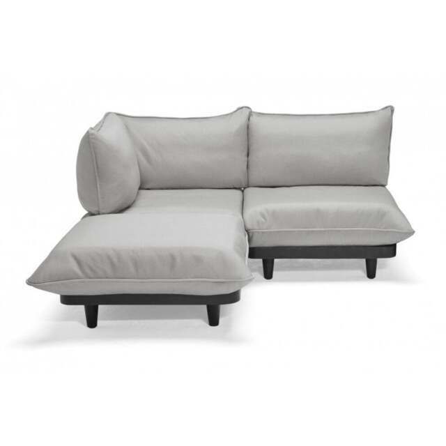 Fatboy Paletti Modular Outdoor Lounge Furniture - Royal Wolf Grey Option: 2 Seater + Hocker - image 1
