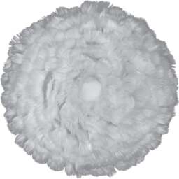 Umage Eos Up Feather Ceiling/Wall Light - Medium - 40cm - Light Grey