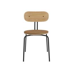 Umage Curious Dining Chair - Oak - Black Legs - Sugar Brown Cushion Leg Colour: Black Legs, Colour: Sugar Brown - thumbnail 3