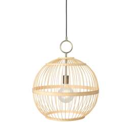 Halo Design Stockholm Nordic Edition Pendant Light - O 50cm Size:  50cm, Colour: Nature