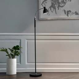 Halo Design Hudson Floor Lamp Size: 1-Arm, Colour: Black - thumbnail 2
