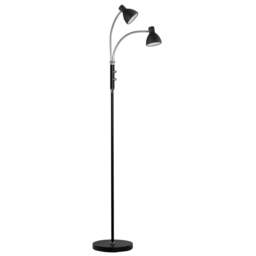 Halo Design Hudson Floor Lamp Size: 2-Arm, Colour: Black - thumbnail 1