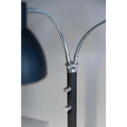 Halo Design Hudson Floor Lamp Size: 2-Arm, Colour: Black - thumbnail 3