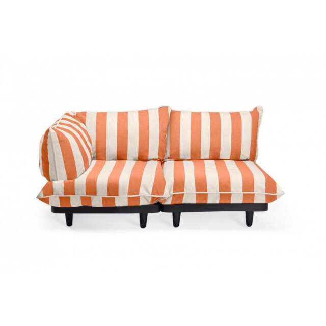 Fatboy Paletti Modular Outdoor Lounge Furniture - Orange Creme Option: 2 Seater Left