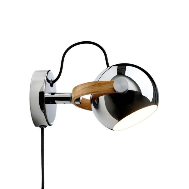 Halo Design DC Wall Light - O 12cm - Chrome Colour: Chrome
