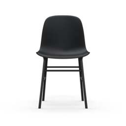 Normann Copenhagen Form Chair - Black - Black Legs Shell Colour: Black, Leg Colour: Matching Shell Colour - thumbnail 2
