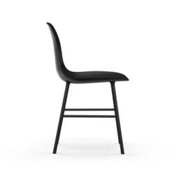 Normann Copenhagen Form Chair - Black - Black Legs Shell Colour: Black, Leg Colour: Matching Shell Colour - thumbnail 3