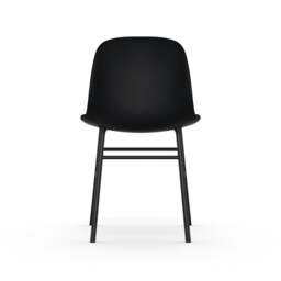 Normann Copenhagen Form Chair - Black - Black Legs Shell Colour: Black, Leg Colour: Matching Shell Colour - thumbnail 4