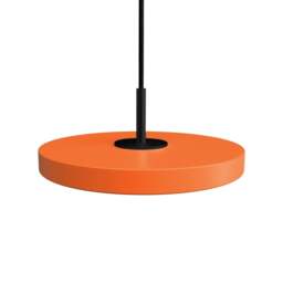 Umage Asteria Micro Pendant Light - Nuance Orange - Black Top Colour: Nuance Orange, Asteria Detail: Black