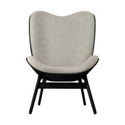 Umage A Conversation Piece Armchair - Tall - Black Oak - White Sands Colour: White Sands - thumbnail 2