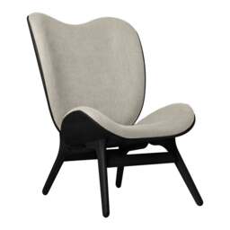 Umage A Conversation Piece Armchair - Tall - Black Oak - White Sands Colour: White Sands