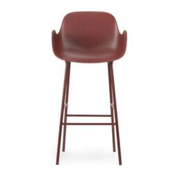 Normann Copenhagen Form Bar Armchair - 75cm - Red Shell Colour: Red - thumbnail 2