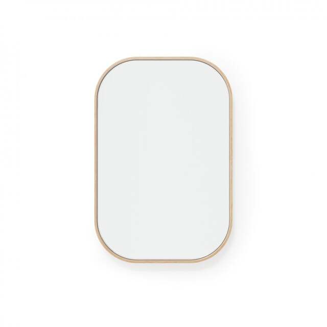 Wireworks Outlook 40 Rectangular Mirror - Oak - image 1